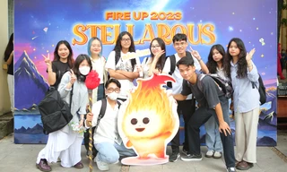 Rộn ràng không khí ngày hội tiếp sinh tại Học viện Báo chí và Tuyên truyền