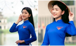 Kỷ niệm 91 năm ngày thành lập Đoàn TNCS HCM: Nữ sinh mang tà áo dài xanh đi khắp Hà Nội