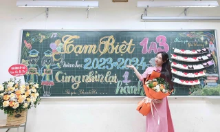 Thích thú lễ 'tốt nghiệp' lớp 1 đầy màu sắc của cô giáo 9X