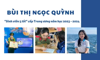 Hành trình từ thủ khoa toàn quốc khối D01 đến 'Sinh viên 5 tốt' cấp TW của 'bông hồng' Trường ĐH An ninh nhân dân
