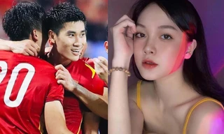 Bạn gái 2k xinh như hot girl của tiền đạo Nhâm Mạnh Dũng