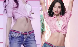 Thân hình đồng hồ cát được khen hiếm có của nữ ca sĩ