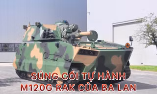 Súng cối tự hành M120G RAK của Ba Lan