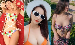 Lã Thanh Huyền, Cao Thái Hà nóng bỏng với bikini