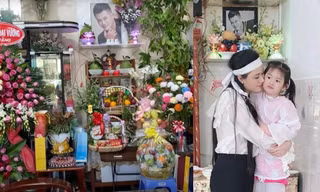 Giỗ đầu ca sĩ Vân Quang Long, vợ xúc động chia sẻ tâm thư 