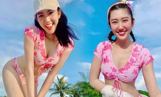 Thúy Ngân thả dáng sexy trên biển, phản hồi về tin đồn kết hôn