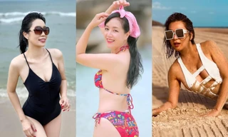 MC Kỳ Duyên, Chiều Xuân và các mỹ nhân Việt tuổi ngũ tuần vẫn đẹp gợi cảm với áo tắm