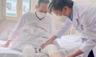 Hiếm gặp: Thay toàn bộ khớp gối hai bên cho bệnh nhân trong một lần phẫu thuật