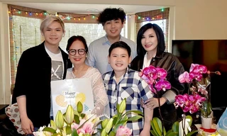 Trizzie Phương Trinh cùng các con tổ chức sinh nhật cho mẹ Bằng Kiều