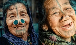 Bí ẩn về cách làm đẹp kỳ dị của bộ tộc 'mũi quỷ' ở Ấn Độ