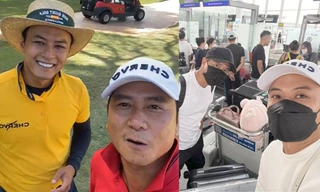 Hồng Đăng, Hồ Hoài Anh hào hứng chơi golf tại Tây Ban Nha