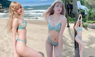 Thiều Bảo Trâm gây 'bão' với ảnh bikini cực nóng bỏng