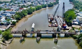 Sau 22 năm phê duyệt, cầu Long Kiểng gần 600 tỷ sẽ hoàn thành vào tháng 8