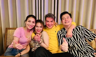 Trở về Việt Nam, Hồng Ngọc hội ngộ Mỹ Tâm cùng dàn sao 'Làn sóng xanh'