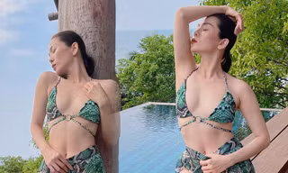 Lệ Quyên diện bikini gợi cảm bất chấp camera thường