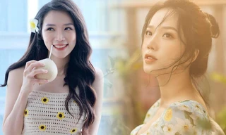 Sắc vóc xinh đẹp của Hoa khôi sinh viên dẫn 'Chuyển động 24h'