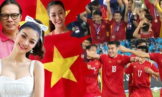 Sao Việt vỡ òa trước chiến thắng lịch sử của U23 Việt Nam