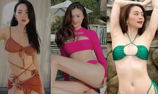 Ninh Dương Lan Ngọc, Minh Hằng khoe body với bikini gợi cảm