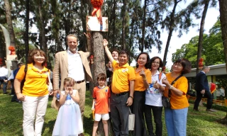 Khánh thành 'vườn thông Hữu nghị' tại TPHCM