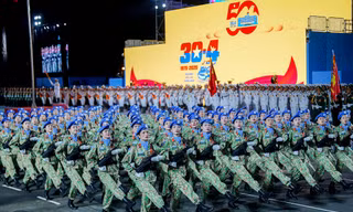 38 khối Quân đội, Công an lần đầu hợp luyện diễu binh ở TPHCM