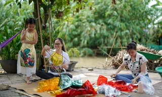 Hình ảnh thi vị về chiếc đèn ông sao 