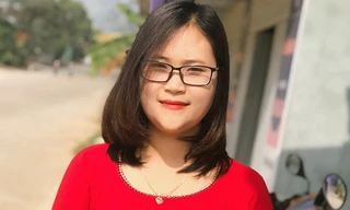 Cô giáo Hà Ánh Phượng, giáo viên Trường THPT Hương Cần, Thanh Sơn, Phú Thọ.