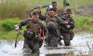 Binh lính Mỹ tham gia một chiến dịch diễn tập ở Philippines năm 2016. (Ảnh: Reuters)
