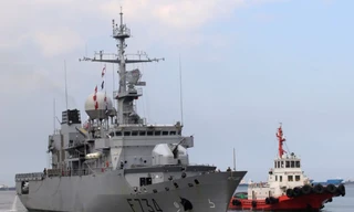 Tàu Vendemiaire (F734) của Hải quân Pháp. (Ảnh: Reuters)