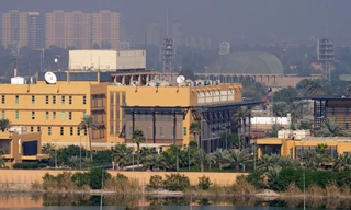 Đại sứ quán Mỹ tại Baghdad. (Ảnh: Reuters)