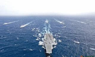 Tàu sân bay Liêu Ninh của Trung Quốc. (Ảnh: PLA)