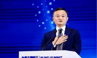 Ông Jack Ma trong một dịp phát biểu tại hội nghị thượng đỉnh Bund năm 2020