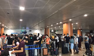 Các công dân Việt Nam tại Myanmar được đưa về nước ngàyamm 4/3. (Ảnh: Mofa)