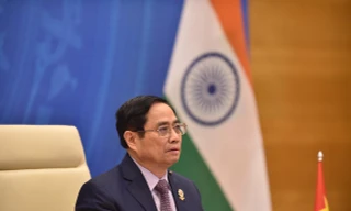 Thủ tướng Phạm Minh Chính dự Hội nghị cấp cao ASEAN - Ấn Độ (Ảnh: Mofa)