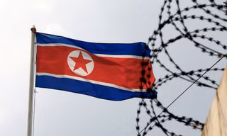Quốc kỳ Triều Tiên. (Ảnh: Reuters)