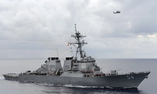 Tàu khu trục lớp Arleigh Burke USS Curtis Wilbur của Hải quân Mỹ. (Ảnh: US Navy)