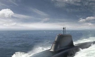 Phác hoạ hình ảnh tàu ngầm hạt nhân HMS Dreadnought của Hải quân Anh. (Ảnh: Royal Navy)