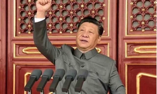 Chủ tịch Trung Quốc Tập Cận Bình trong lễ kỷ niệm 100 năm thành lập Đảng Cộng sản. (Ảnh: Xinhua)