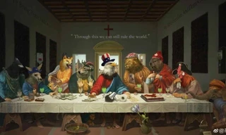 Bức tranh giễu cợt G7 được lan truyền ở Trung Quốc