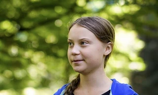 Chiến binh khí hậu Greta Thunberg. (Ảnh: Times)
