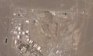 Hình ảnh vệ tinh tại cơ sở hạt nhân Natanz của Iran. (Ảnh: Planet Labs)