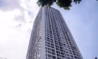 Dự án Tokyo Tower được chủ đầu tư quảng bá là tòa nhà cao nhất quận Hà Đông và là tòa nhà cao thứ 3 tại Hà Nội. Ảnh: Duy Phạm.