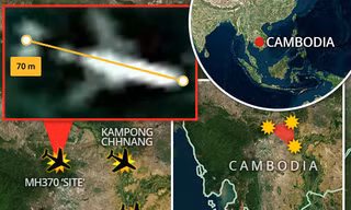 Nhiều vụ tai nạn từng xảy ra ở gần vị trí chuyên gia công nghệ Anh tin rằng MH370 đang nằm lại. Ảnh: Daily Star.