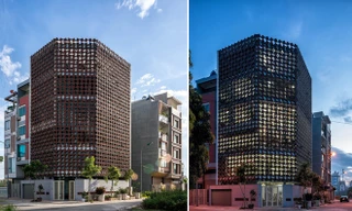 Nhà 3 mặt tiền bằng gốm nung ở Hà Nội được báo Tây khen hết lời