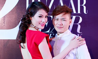 Trương Ngọc Ánh rực rỡ đầm đỏ đi dự tiệc tối