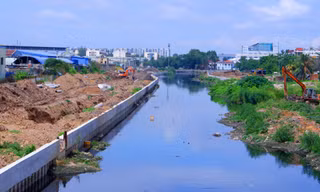 Hiện trạng dự án cải tạo kênh dài nhất TPHCM sau hơn 1 năm thi công