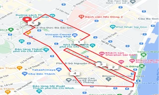 Cấm xe, hạn chế lưu thông một số tuyến đường ở trung tâm TPHCM 