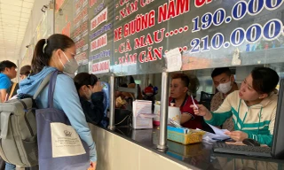 Giá vé xe khách đi tỉnh ở TPHCM dịp lễ 30/4 tăng không quá 40%
