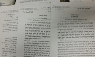 Những văn bản của Cục Thi hành án dân sự TP Hà Nội yêu cầu trả 14 tỷ đồng cho Cty CP BĐS Vinalines.