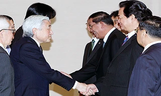 Nhật hoàng tiếp các nguyên thủ Tiểu vùng Mekong