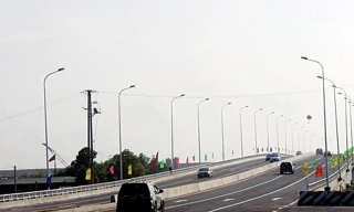 Một góc thuộc dự án cơ sở hạ tầng đô thị Bắc Thăng Long - Vân Trì.